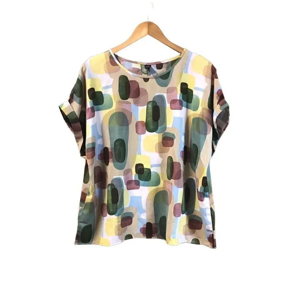 Emery Rose XXL (2XL) Bold Pattern Shell